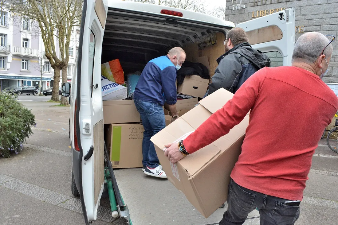 Collecte de dons pour les Ukrainiens